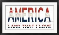 Framed America - Land That I Love