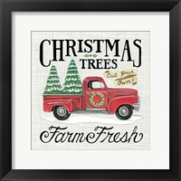 Framed Christmas Trees Farm Fresh