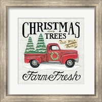 Framed Christmas Trees Farm Fresh