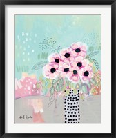 Framed Dots & Flowers