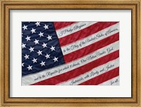 Framed I Pledge Allegiance II