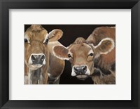 Framed Hello There Cows