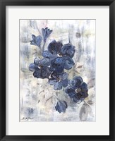 Framed Blue Cottage Flowers