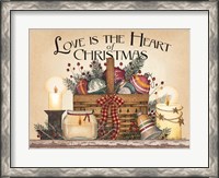 Framed Love is the Heart of Christmas