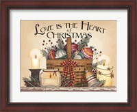 Framed Love is the Heart of Christmas