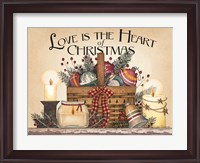 Framed Love is the Heart of Christmas