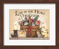 Framed Love is the Heart of Christmas