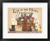 Framed Love is the Heart of Christmas