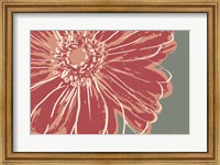 Framed Flower Pop Sketch IV-Red