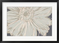 Framed Flower Pop Sketch VIII-Blue BG