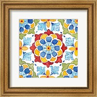 Framed Turkish Tile I