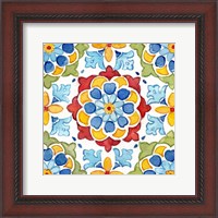 Framed Turkish Tile I