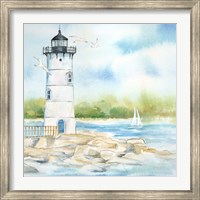 Framed East Coast Lighthouse I