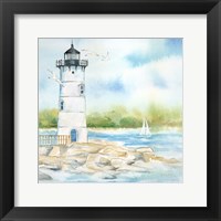 East Coast Lighthouse I Framed Print