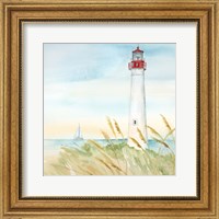 Framed 'East Coast Lighthouse II' border=