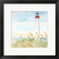 Framed 'East Coast Lighthouse II' border=