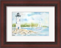 Framed East Coast Lighthouse landscape I