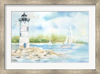 Framed East Coast Lighthouse landscape I