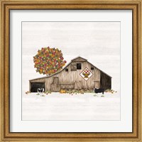 Framed Fall Barn Quilt I