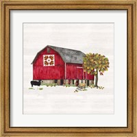 Framed Fall Barn Quilt IV