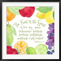 Framed Fruit of the Spirit I-Fruit