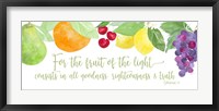 Framed Fruit of the Spirit panel I-Fruit