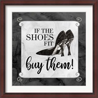 Framed Fashion Humor V-Shoes Fit