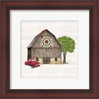 Framed 'Spring & Summer Barn Quilt II' border=