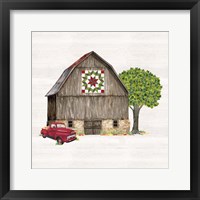 Framed 'Spring & Summer Barn Quilt II' border=