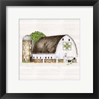 Framed 'Spring & Summer Barn Quilt IV' border=