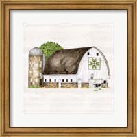 Framed 'Spring & Summer Barn Quilt IV' border=
