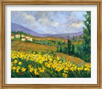 Framed Field of Yellow