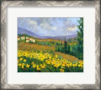 Framed Field of Yellow