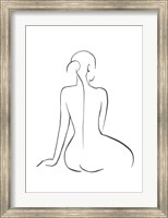 Framed Line Art Figure II