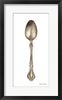 Framed Vintage Tableware III-Spoon
