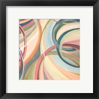 Framed 'Overlapping Rings III' border=