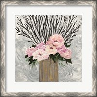 Framed Twiggy Floral Arrangement