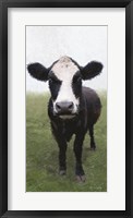 Framed Funky Cow I