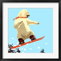 Framed Polar Bear Jump