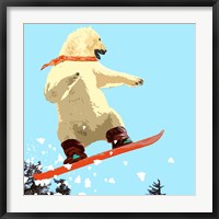 Framed Polar Bear Jump