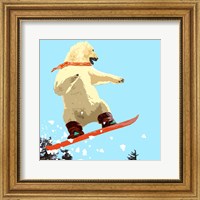 Framed Polar Bear Jump