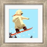 Framed Polar Bear Jump