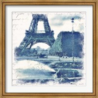Framed Paris in Blue I