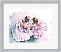 Framed 'Ballet III' border=