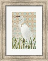 Framed Free as a Bird Egret