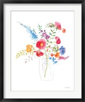 Framed Semi Abstract Floral II