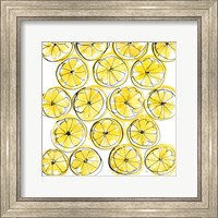 Framed Cut Lemons IV
