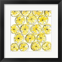 Framed Cut Lemons IV