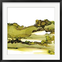 Greenscape I Framed Print