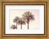 Framed Pastel Palms